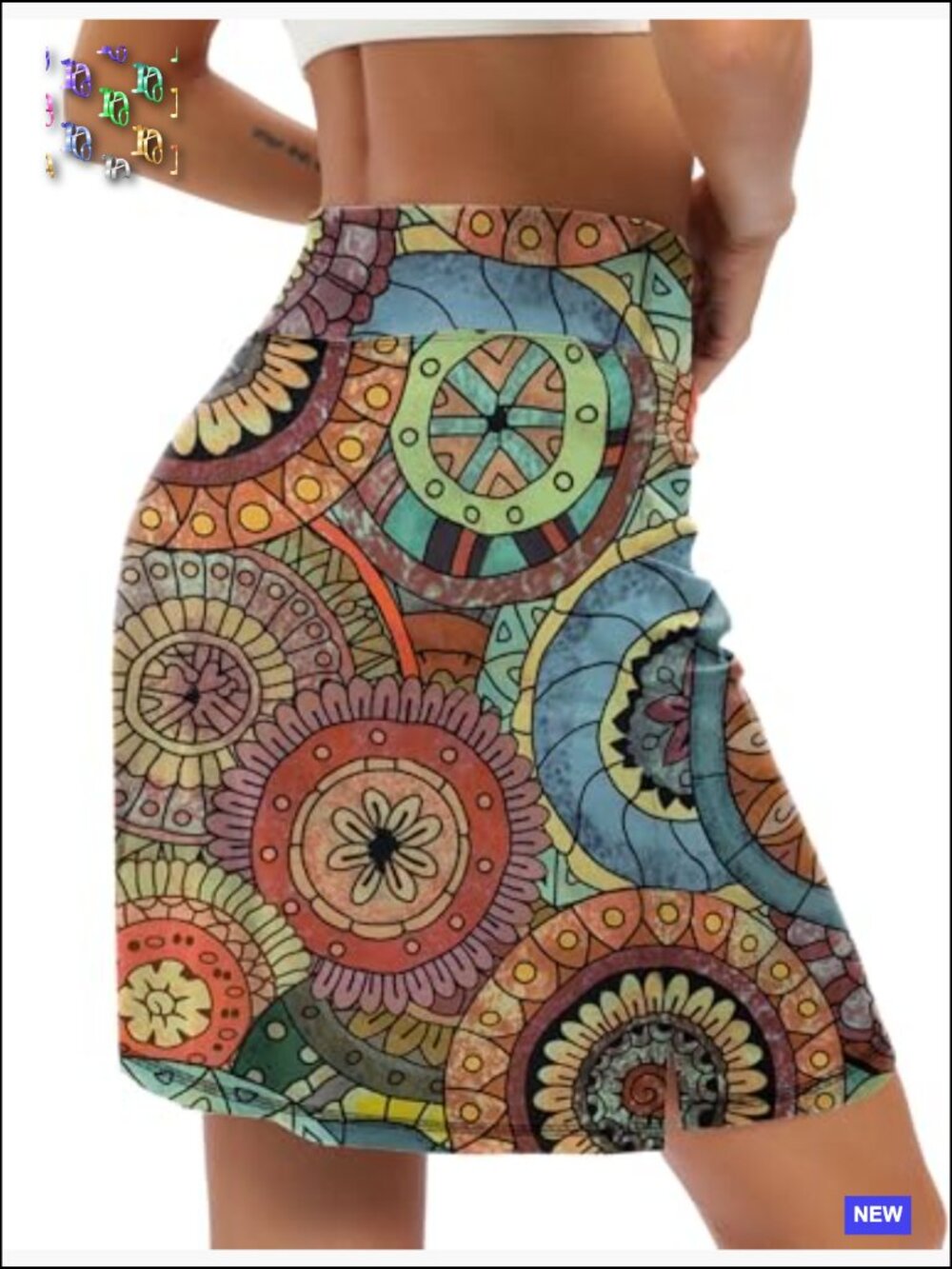 Knee Length Skort with Pockets Athletic Golf Tennis Workout Skirt High Waisted - Picture 3 of 7